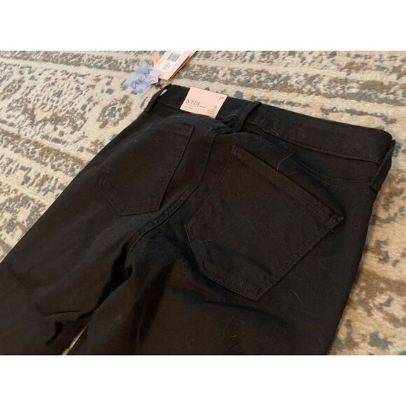 NYDJ Womens 2P Petite Barbara Bootcut Jeans Flare Black - Picture 6 of 12